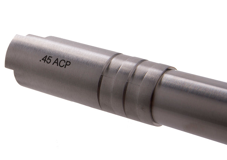 Guarder 2 Way Steel Outer Barrel for Marui/ KJ Works Hi-Capa 5.1 GBB Airsoft Pistol (Silver)