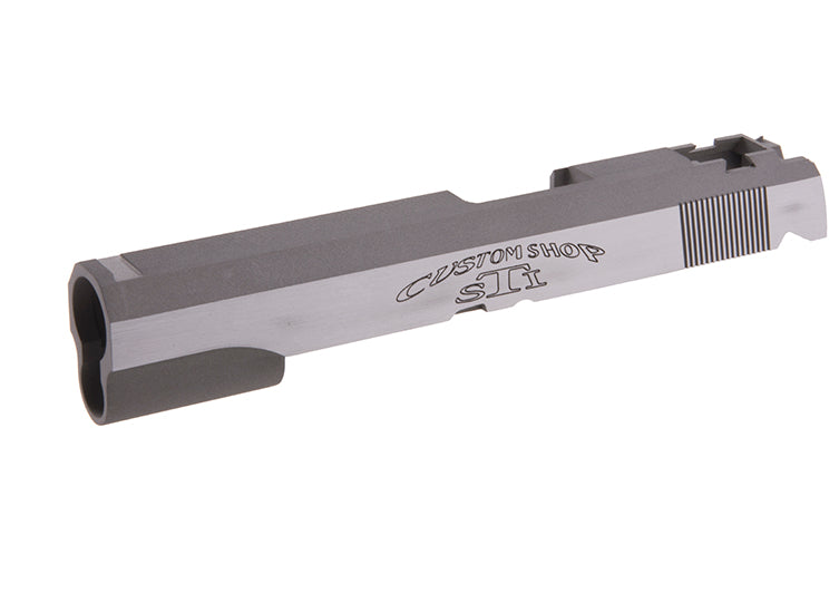 Guarder STI Aluminum Slide for Marui Hi-Capa 5.1 GBB Pistol (Cerakote Silver Polishing)