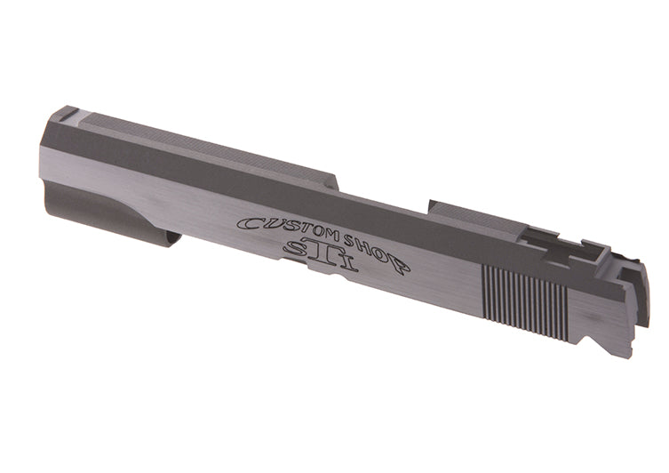 Guarder STI Aluminum Slide for Marui Hi-Capa 5.1 GBB Pistol (Cerakote Silver Polishing)
