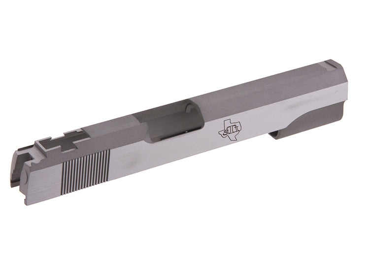 Guarder STI Aluminum Slide for Marui Hi-Capa 5.1 GBB Pistol (Cerakote Silver Polishing)