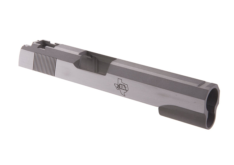 Guarder STI Aluminum Slide for Marui Hi-Capa 5.1 GBB Pistol (Cerakote Silver Polishing)