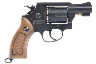 Gun Heaven (WinGun) 733 2" 6mm Co2 Revolver (Brown Grip/ BK)