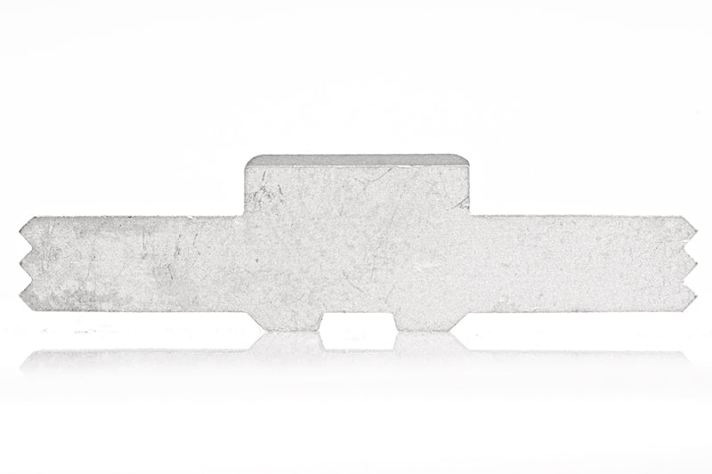 Guns Modify Extended Slide Lock with Marking for Marui G17/18/26/26 advance (Silver)