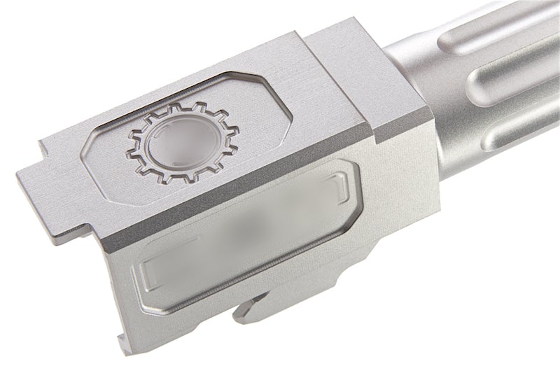 Guns Modify DEM Stainless Fluted Barrel for Marui G17 (Silver)