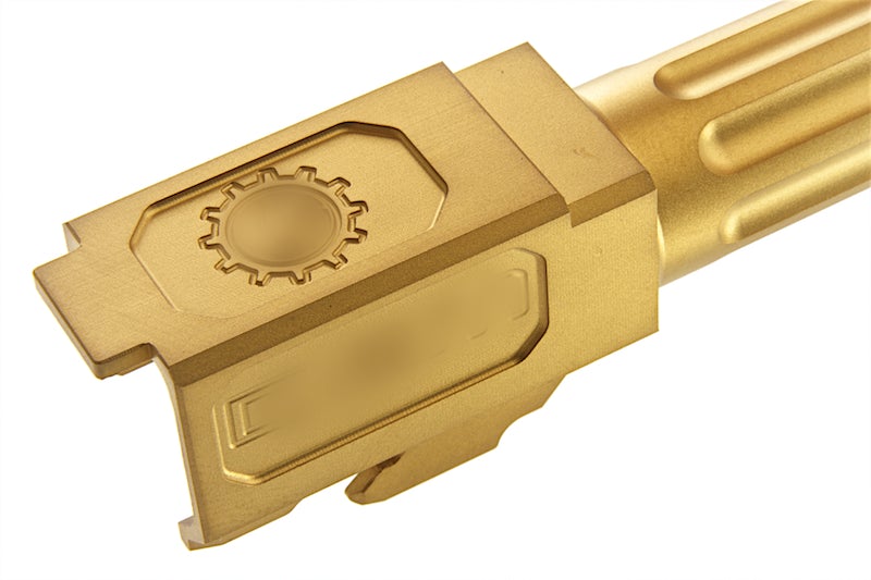 Guns Modify DEM Stainless Fluted Barrel for Marui G17 (Tin Nitride)