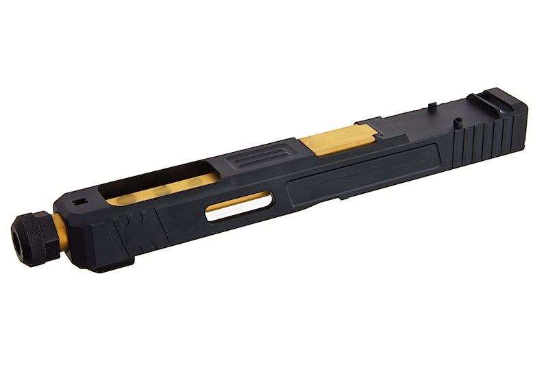 Guns Modify SA G34 Stainless Steel RMR Slide Threaded Barrel Set (Gold)