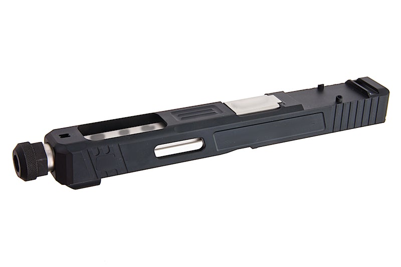 Guns Modify SA G34 Stainless Steel RMR Slide Threaded Barrel Set (Silver)