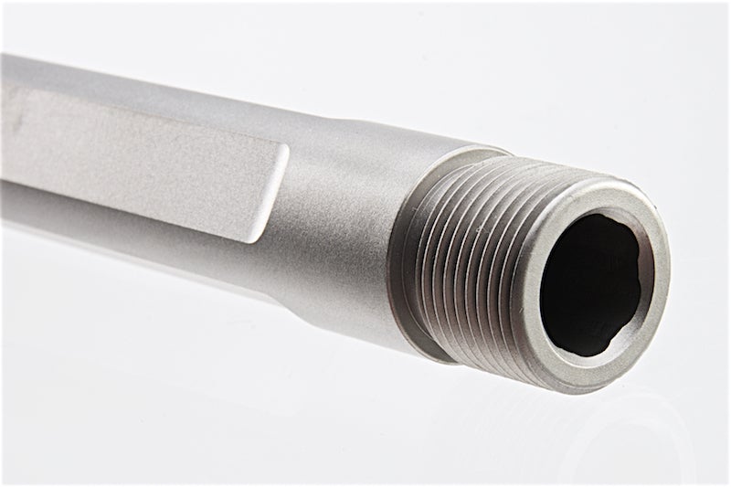 Guns Modify SA KMM G34 Stainless Barrel Fluted Threaded (Silver)