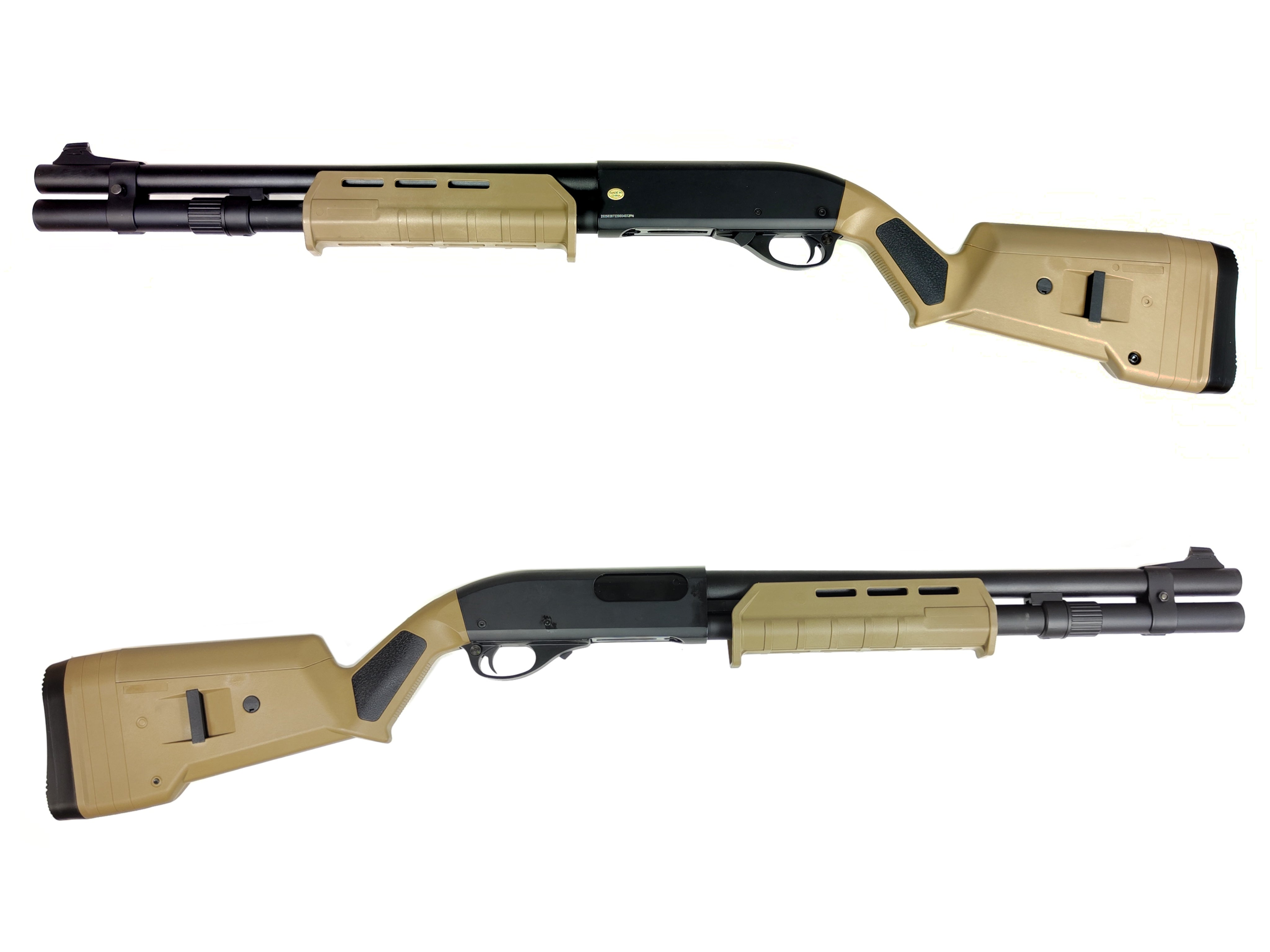 Golden Eagle 8886 M870 Pump Action Gas Shotgun (Tan)