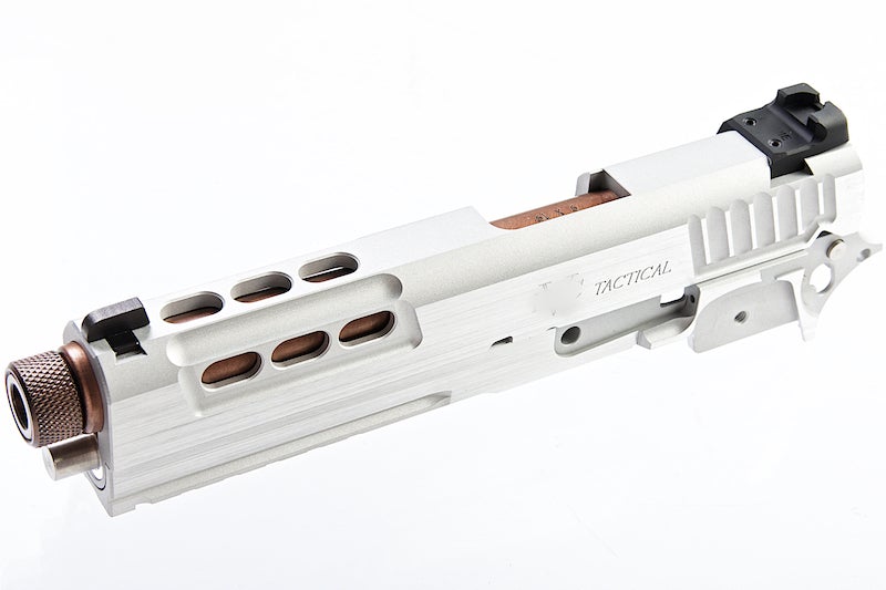 Gunsmith Bros STI DVC Tactical Slide Set for Marui Hi-Capa GBB (Silver)