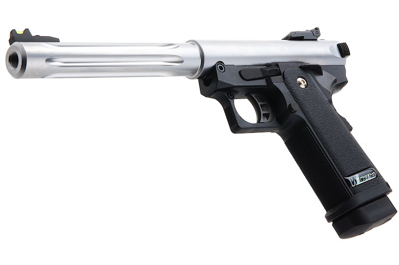 WE Hi-Capa 5.1 Galaxy Premium L GBB Pistol (Silver/ Slide R Frame)