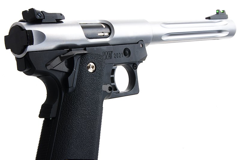 WE Hi-Capa 5.1 Galaxy Premium L GBB Pistol (Silver/ Slide R Frame)