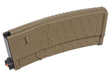 HEXMAG 120rds Mid-Cap Magazine for PTW M4 AEG Rifle (Dark Earth)