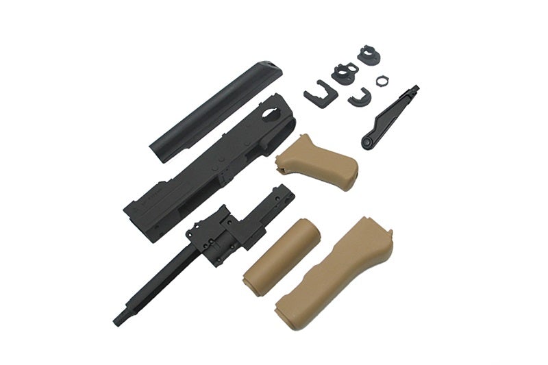 King Arms AK47S Metal Body Deluxe Set A (TAN)