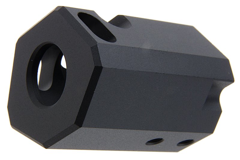 KJ Works Full CNC Aluminum R14 Compensator for KP-09 Airsoft GBB