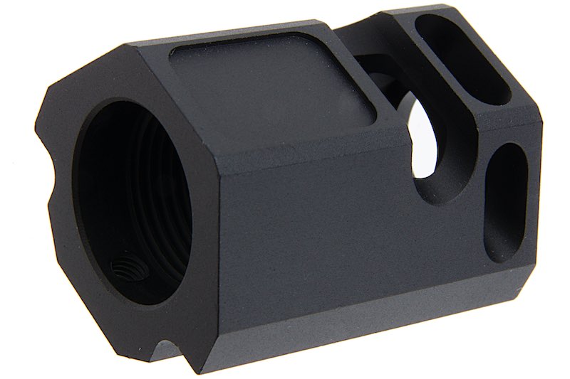 KJ Works Full CNC Aluminum R14 Compensator for KP-09 Airsoft GBB