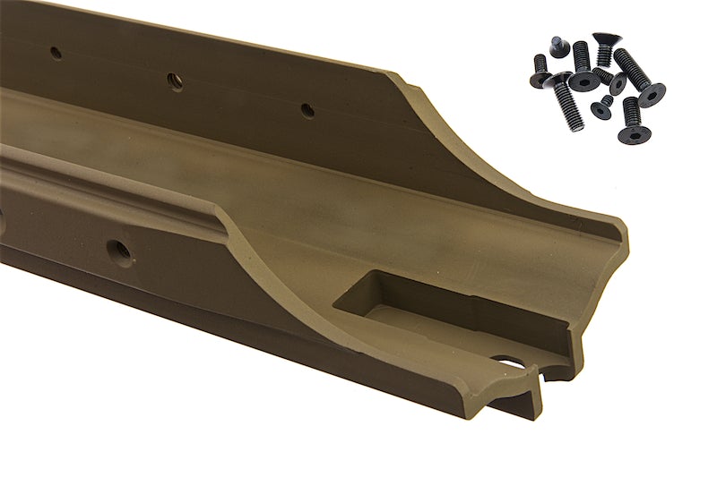 PTS Kinetic SCAR MREX M-LOK 4.9" Rail for SCAR Series (Dark Earth)