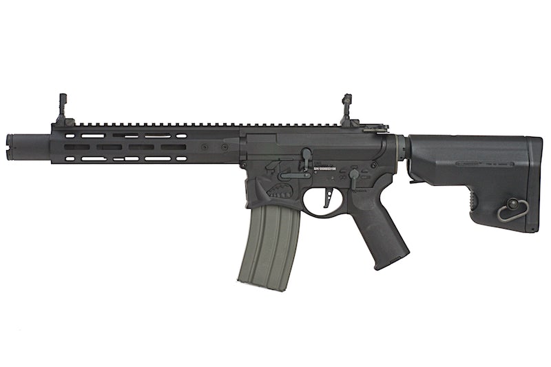EMG (ARES) Sharps Bros 'Warthog' Licensed Full Metal Advanced AEG Rifle (10" SBR, Black)
