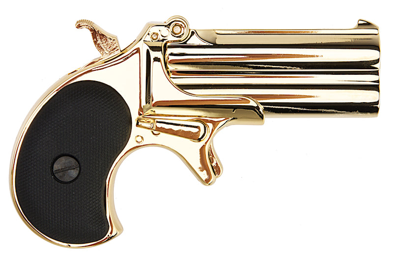 MAXTACT Derringer Full Metal Gas Powered Airsoft Pistol (6mm, Gold)