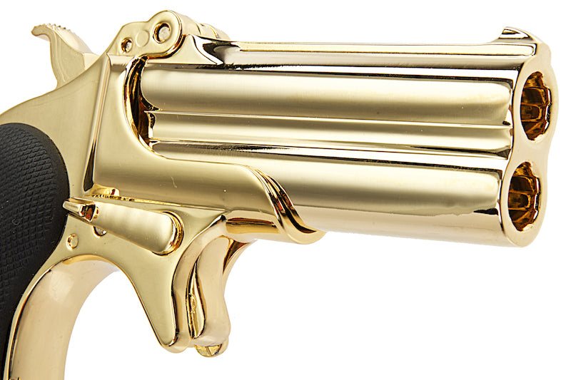 MAXTACT Derringer Full Metal Gas Powered Airsoft Pistol (6mm, Gold)