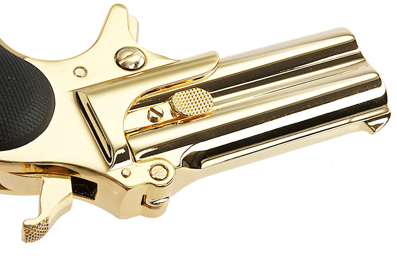 MAXTACT Derringer Full Metal Gas Powered Airsoft Pistol (6mm, Gold)