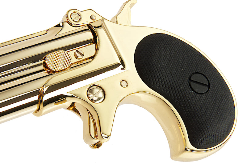 MAXTACT Derringer Full Metal Gas Powered Airsoft Pistol (6mm, Gold)