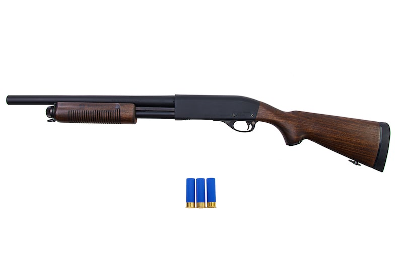 Maruzen M870 Wood Stock Pump Action Gas Shotguns