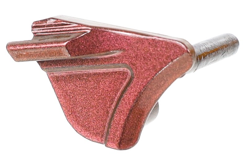 Nine Ball ZANSHIN Single Safety Lever for Marui Hi-Capa 5.1/4.3/Gold Match GBB Pistol (Kurenai Red)