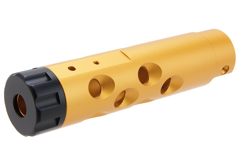 Narcos Airsoft CNC Aluminum Front Barrel Kit (Type 1) for Action Army AAP01 Airsoft GBB Pistol (Gold)