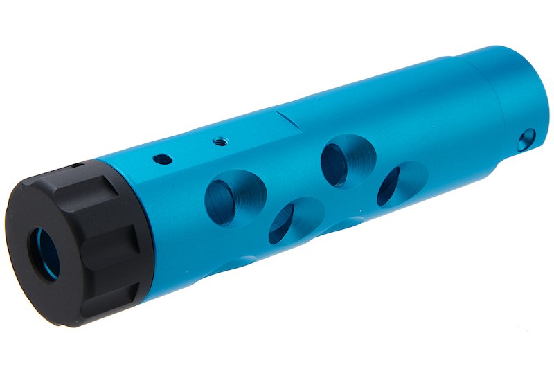 Narcos Airsoft CNC Aluminum Front Barrel Kit (Type 1) for Action Army AAP01 Airsoft GBB Pistol (Blue)