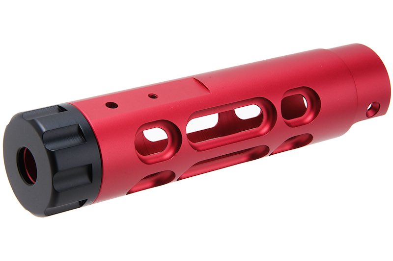 Narcos Airsoft CNC Aluminum Front Barrel Kit (Type 2) for Action Army AAP01 Airsoft GBB Pistol (Red)