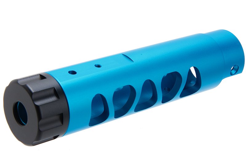 Narcos Airsoft CNC Aluminum Front Barrel Kit (Type 3) for Action Army AAP01 Airsoft GBB Pistol (Blue)