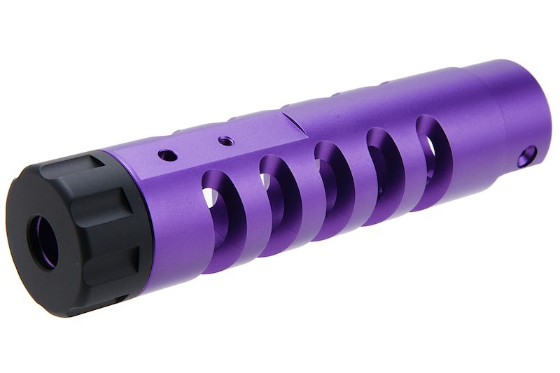 Narcos Airsoft CNC Aluminum Front Barrel Kit (Type 5) for Action Army AAP01 Airsoft GBB Pistol (Purple)