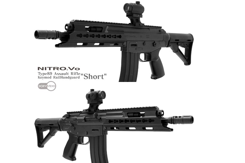 Nitro.Vo Keymod Handguard Short for Marui Type 89 AEG
