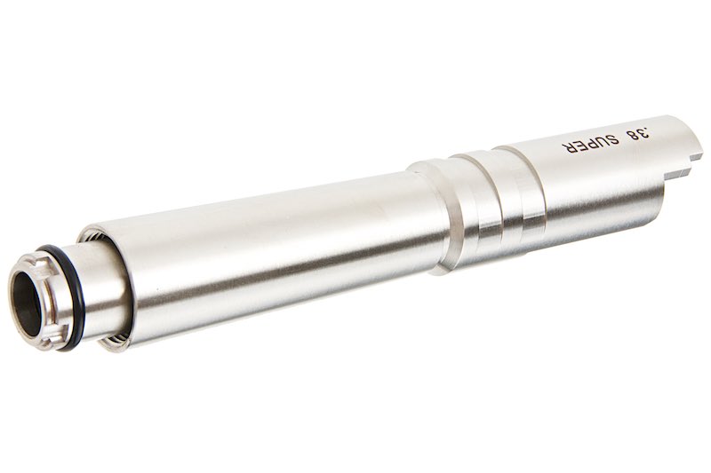 Airsoft Masterpiece Outer Barrel .38 Super Fix For Marui Hi Capa 5.1 GBB Pistol/ Silver)