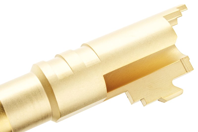 Airsoft Masterpiece Outer Barrel .38 Super Fix For Marui Hi Capa 5.1 GBB Pistol/ Gold)