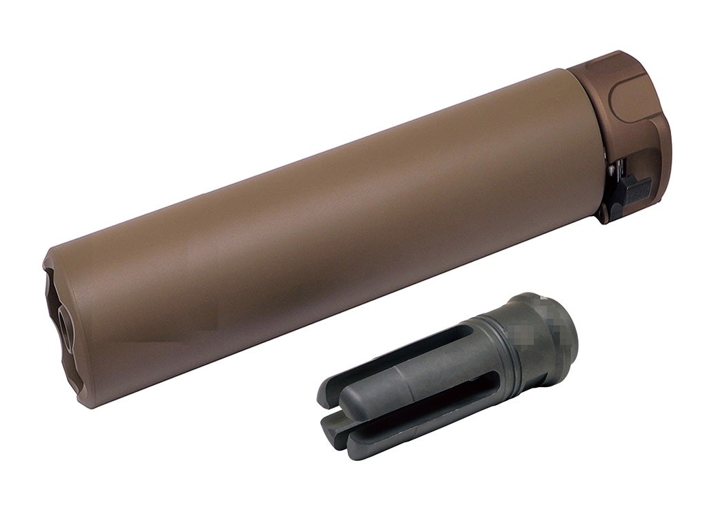 DYTAC SOCOM RC 2 Silencer w/ 4P Flash Hider (Dark Earth)