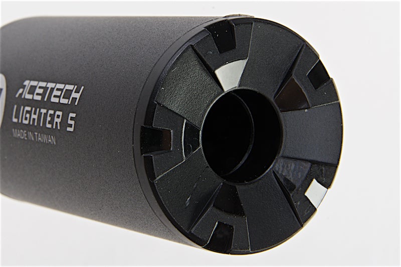 ACETECH Lighter S Pistol Tracer Suppressor (M11 CW Thread) w/ Adaptor (M11 CW to M14 CCW)