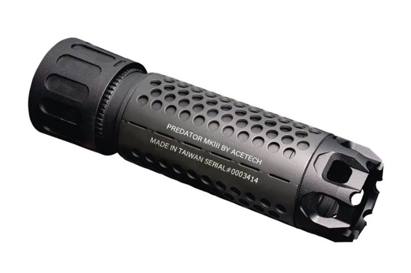 ACETECH Predator MKIII Tracer Suppressor Unit (M14CCW) w/ Blaster MS inside (Flame Effect)