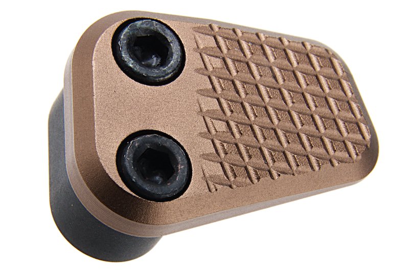 Revanchist Airsoft Magazine Release for Marui M4 MWS GBB Rifle (Tan)