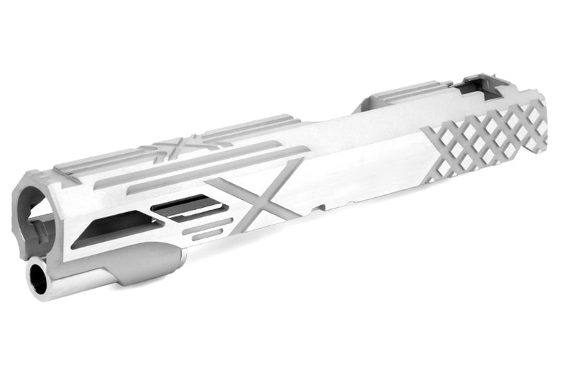 Airsoft Masterpiece X2 Standard Slide for Tokyo Marui Hi-Capa / 1911 GBB (Silver)
