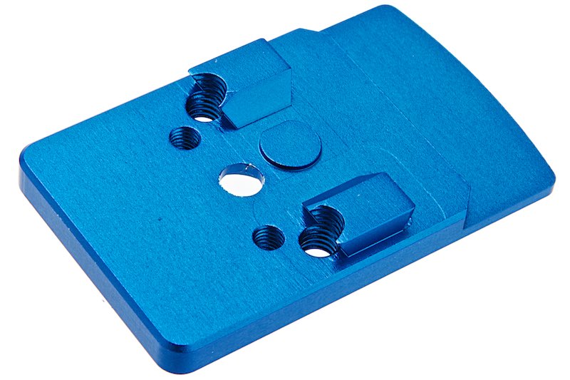 Airsoft Masterpiece Rear Sight Mount for Marui Hi-Capa Series Airsoft GBB Pistol (Blue)