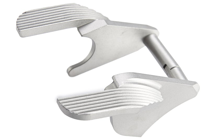 Airsoft Masterpiece Steel Thumb Safety (SV ver.2/ Matt Silver)