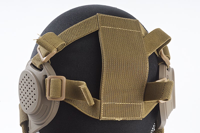 TMC Mesh Mask with Ear Cover (Khaki)