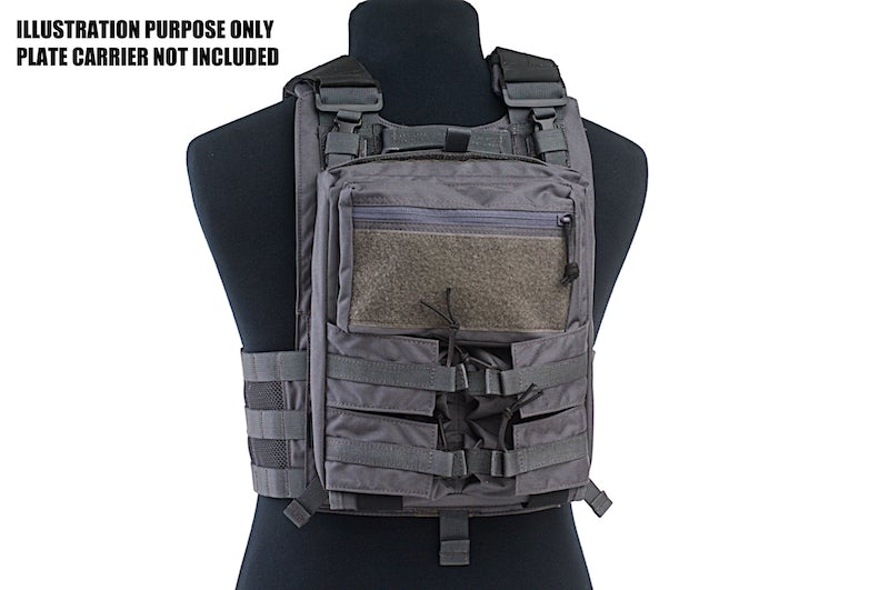 TMC Assault Back Panel for 420 Plate Carrier (Wolf Grey)