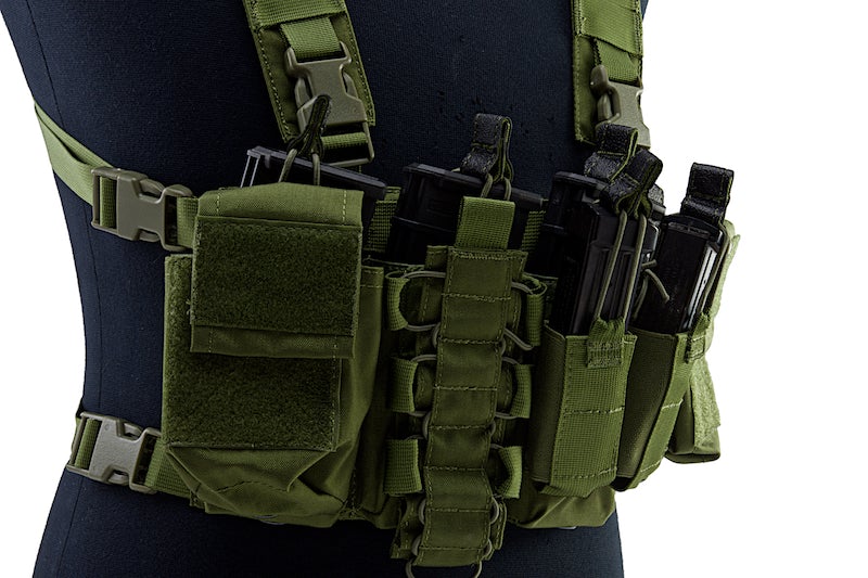 TMC D-Mittsu Chest Rig (Olive Drab)