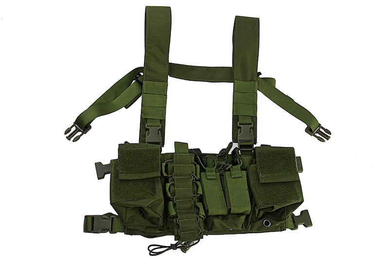 TMC D-Mittsu Chest Rig (Olive Drab)