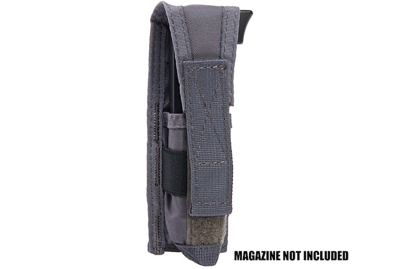 TMC Single Pistol Magazine Vertical Pouch (Wolf Grey)