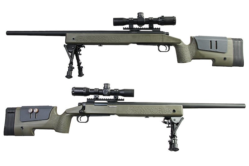 VFC U.S.M.C M40A3 Airsoft Sniper Rifle (w/ Scope Set & Bipod)