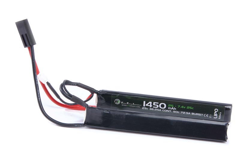 WE 7.4v 1450mAh 25c Lipo Nunchuck Battery (Mini Plug)